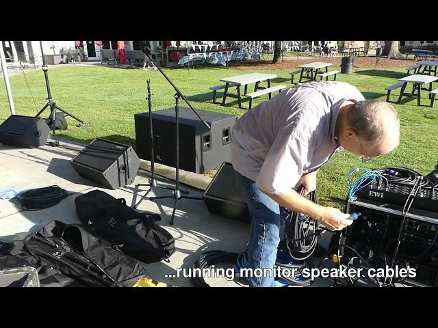 Sound system setup for the one:40 band at an Oktoberfest event using an A&H QU-16  - Event Video 52