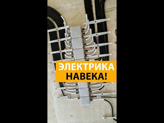 Черновая электрика в квартире! Как проложить электрику? #электрика #черноваяэлектрика #lebren