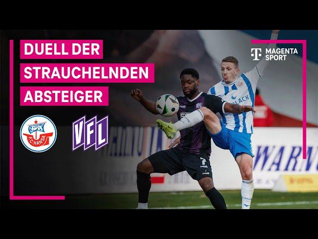 F.C. Hansa Rostock - VfL Osnabrück, Highlights mit Live-Kommentar | 3. Liga | MAGENTA SPORT