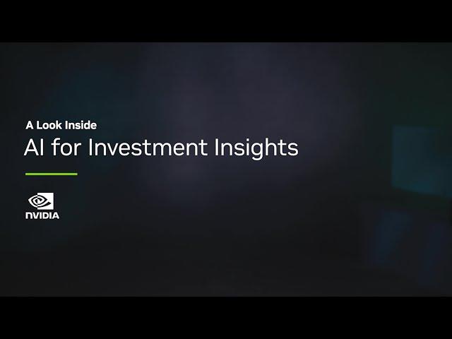 A Look Inside: AI for Investment Insights