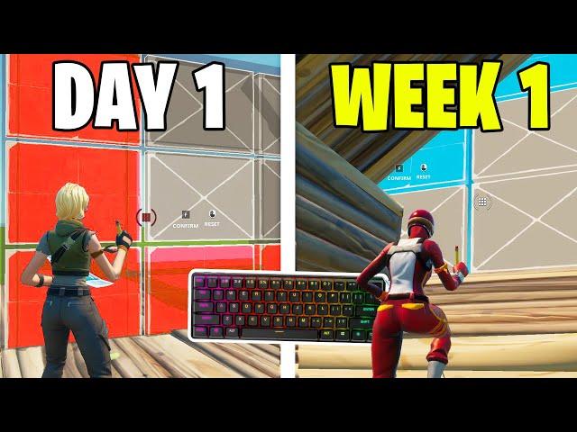 1 WEEK Controller to Keyboard and Mouse Progression Fortnite!