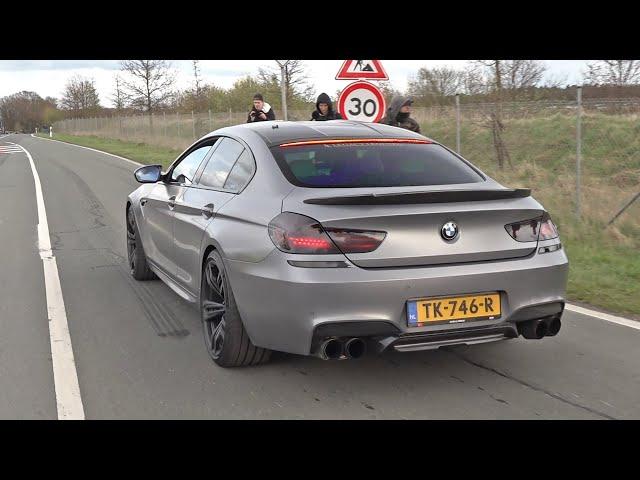 680HP BMW M6 F06 Gran Coupe with Akrapovic Exhaust - LOUD Accelerations, Revs, Drag Racing!