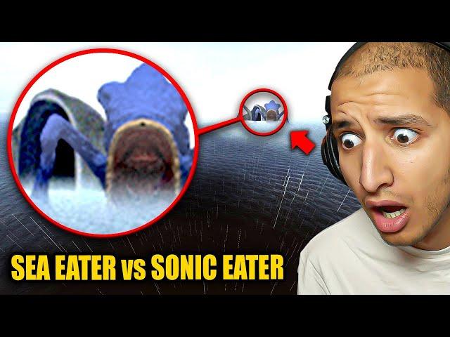 Drone Catches SEA EATER vs SONIC EATER In The Ocean...