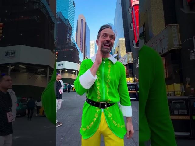 Definitely a South Pole elf  #christmas #nyc #elf #funny