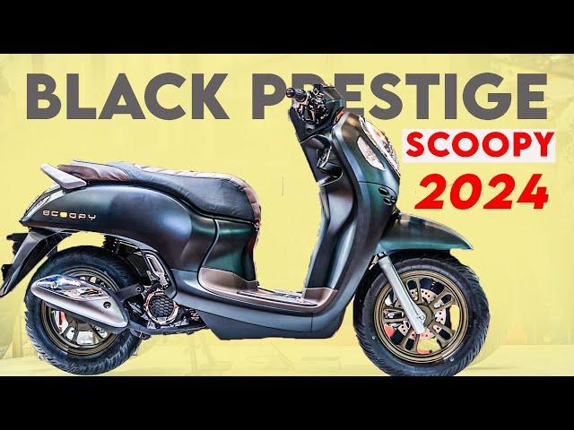 MAKIN KEREN ‼️ REVIEW NEW SCOOPY BLACK PRESTIGE 2024 ️ GARANSI RANGKA 5 TAHUN + 