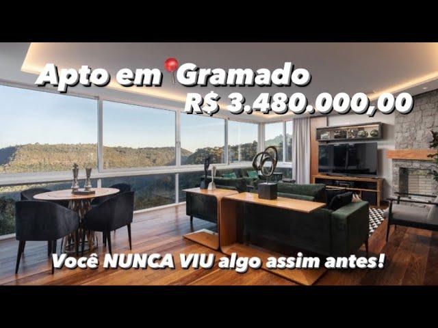 Você NUNCA VIU algo assim! Apartamento de alto padrão em Gramado!