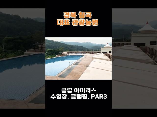 전국 대표 관광농원 경북 칠곡 클럽아이리스 취사가능 수영장의 원조! 글램핑 파3골프연습장까지
