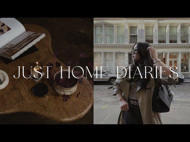 JUST HOME DIARIES: BACK TO VLOGGING, HOME UPDATES, & CITY DAYS | ALYSSA LENORE