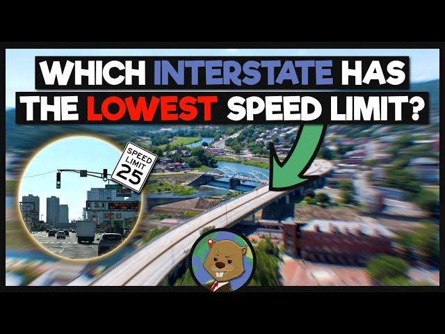 Which US Interstate Has The Lowest Speed Limit?