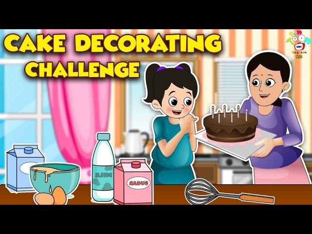 Cake Decorating Challenge | Gattu VS Chinki | Kids Video | Hindi Moral Story | Fun and Learn