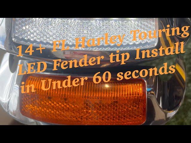 2014-2022 Harley Touring FLHT/K FLHR Custom Dynamics Fender Tip Install in under 60 seconds