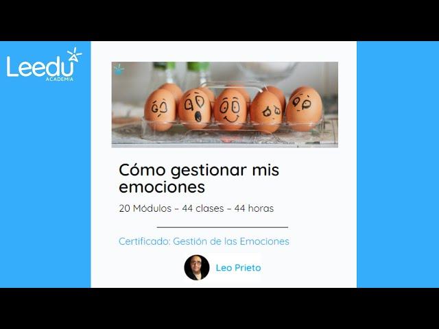 Cómo gestionar mis emociones