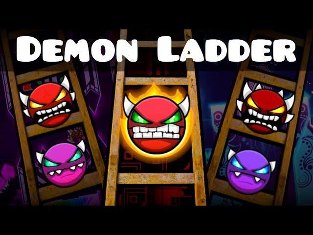 The Geometry Dash Demon Ladder