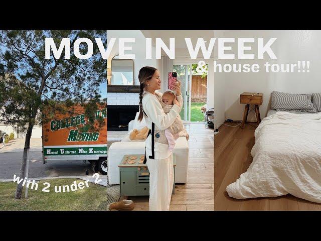 MOVE IN WEEK VLOG + house tour!!!