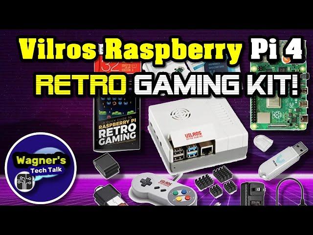 Vilros Raspberry Pi 4 Retro Gaming Kit + Setup Lakka and Supreme PRO RetroPie