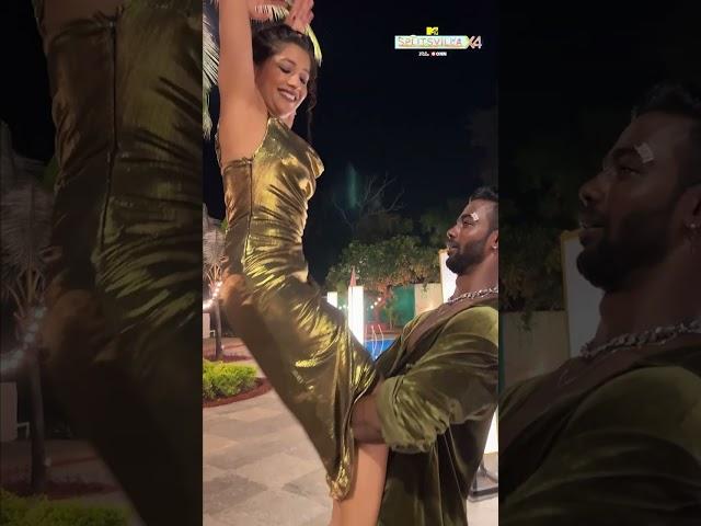 #SakshiShrivas The Perfect Lift!  Ft. Justin D'Cruz #MTVSplitsvilla14