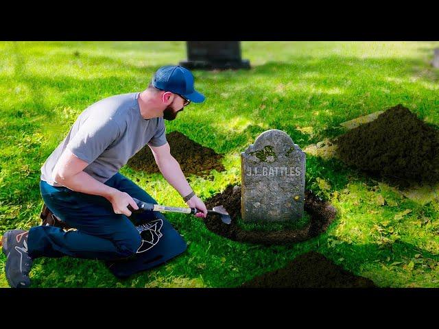 Lifting up James Battles a Civil War Veteran - Restoring Headstones - Preserving History