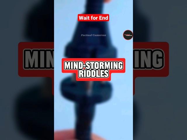 Master the Art of Critical Thinking: Mind Storming Riddles. #shortsfeed #shorts