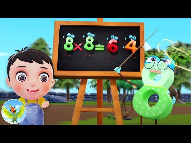 Aath Ekkam Aath, आठ एक्कम आठ, Hindi Rhymes and Number Song for Kids