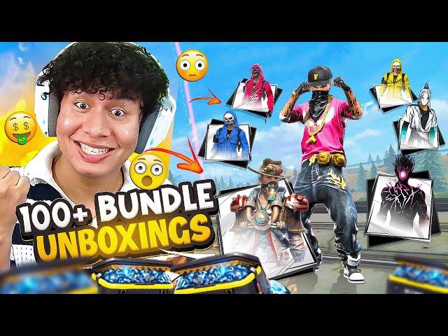 FF Richest ID 99+ Rare Bundles Unboxing & Review  Tonde Gamer