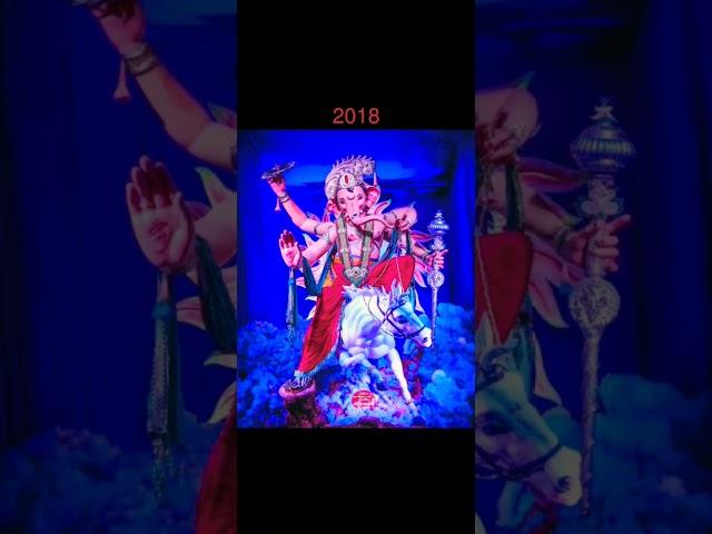 Mumbai Cha Raja 2015 to 2024 #shorts #viral #ytshorts #ganpati