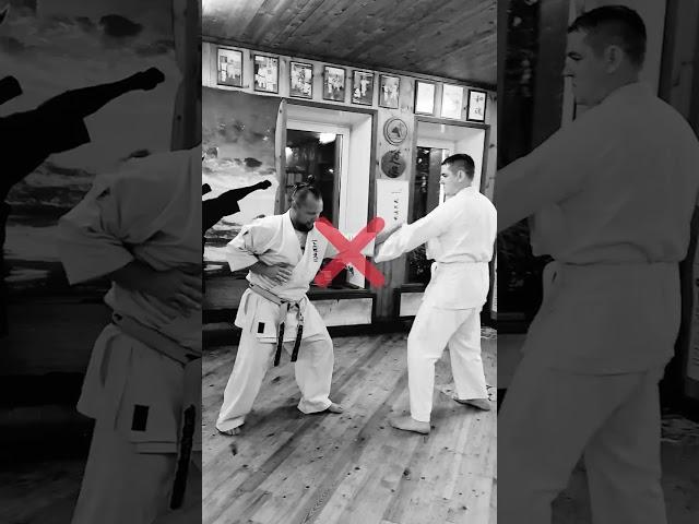 power of two hands and a gamaku during grappling and unbalancing / Uechi ryu Karate do Hozonkai