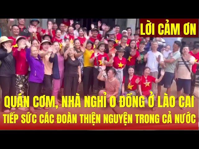 Ấm ấp bữa cơm, nhà nghỉ "không đồng" ở Lào Cai: Tiếp sức các đoàn thiện nguyện trong cả nước