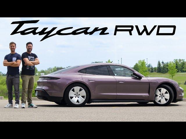 Porsche Taycan RWD Quick Review // The Cheapest Taycan