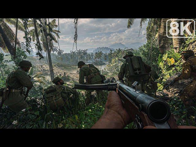 The Pacific War 1943 (Battle of Piva Forks)  Call of Duty Vanguard - 8K