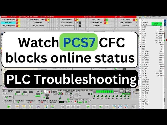 SIMATIC PCS7 - Watch CFC blocks online status