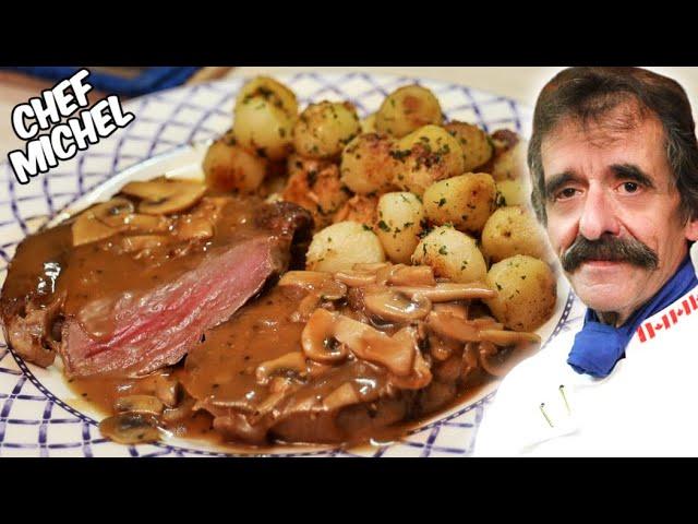 STEAK SAUCE COGNAC ACCOMPAGNÉ DE POMMES PARISIENNES FAIT MAISON | 1 RECETTE 3 FLAMBAGES