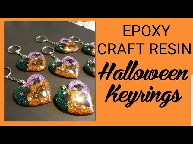 Epoxy Craft Resin Halloween Keyrings