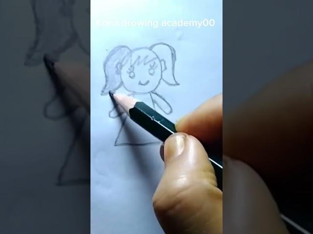 How to draw a cute tady doll drawing || easy drawing tutorial || shorts || Youtubeshort ||