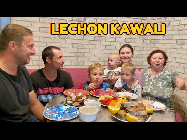 MY FAMILY IS CRAZY ABOUT FILIPINO LECHON! Lechon kawali with Mang Tomas Sauce!