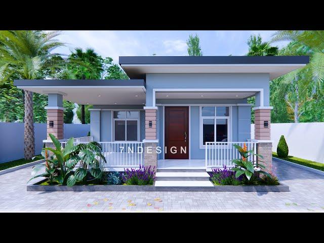 7 x 9.2 Meter House Design | Simple House (2Bedrooms)