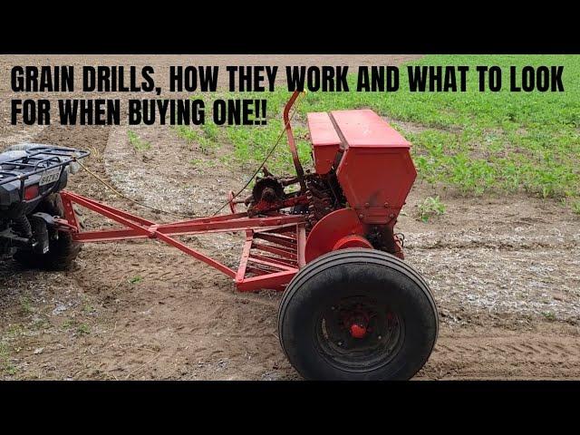 Grain Drills: How They Work and What to Look for When Buying One! | Farmer Dad in the City