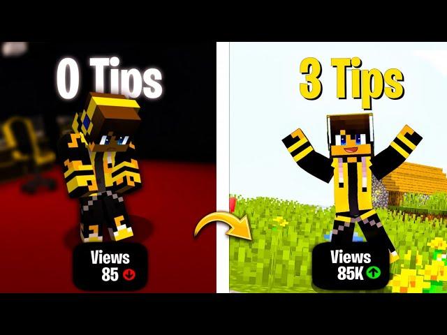 3 SECRET To Make Your MINECRAFT Videos 10x BETTER!