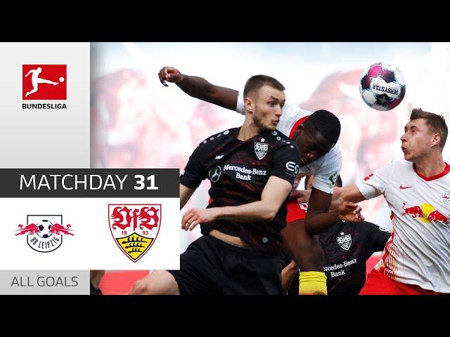 Leipzig keep title race going! | Leipzig - VfB | 2-0 | All Goals | Matchday 31 – Bundesliga 20/21