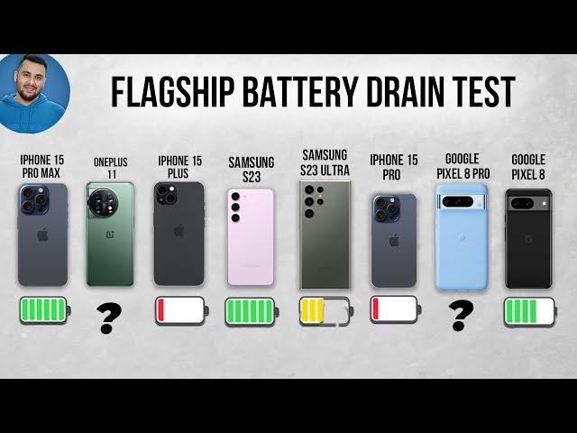 Ultimate Flagship Phone Battery DRAIN Test! - 2023