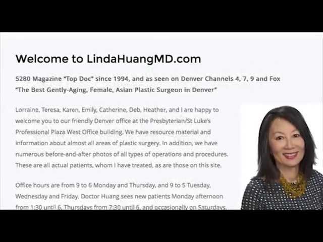 Linda Huang Plastic Surgery REVIEWS Denver Cosmetic Surgeon Reviewed