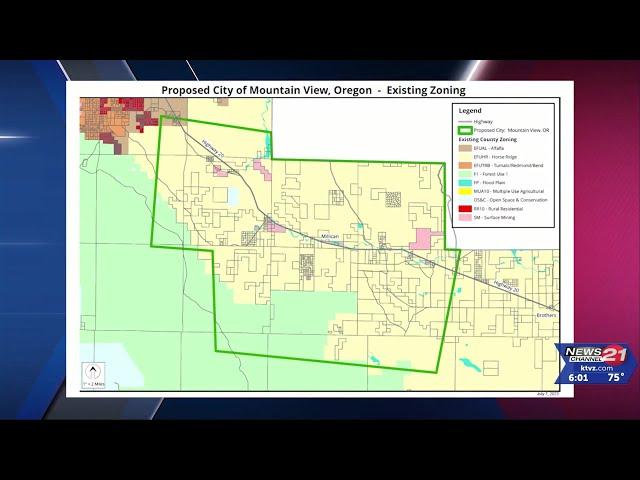 NEW CITY PROPOSED IN CENTRAL OREGON