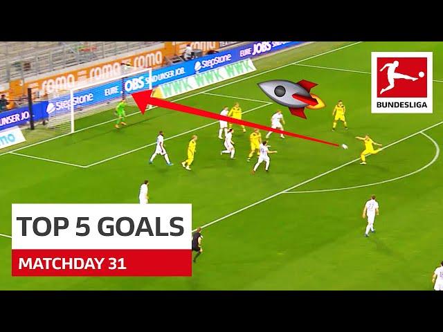 Top 5 Goals • Haaland, Haidara & More | Matchday 31 - 2020/21