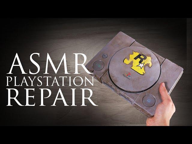 Unintentional ASMR Playstation repair and cleaning/ No talking/ Relaxing/ Tool Sounds/Restoration