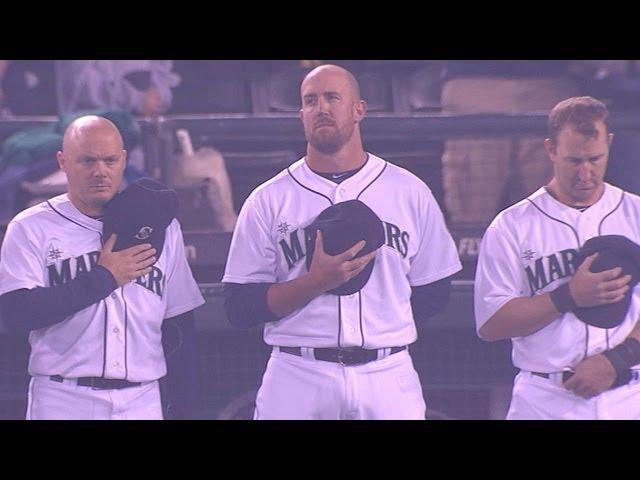 LAA@SEA: Navy Band Northwest performs national anthem