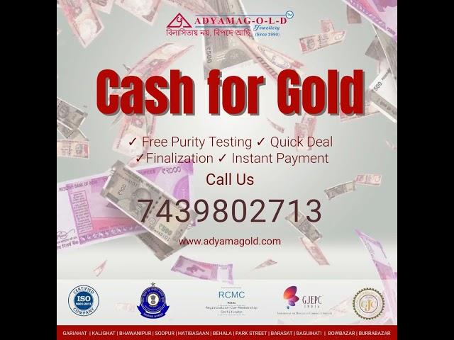 Cash for gold in Kolkata - Adyama Gold Jewellery