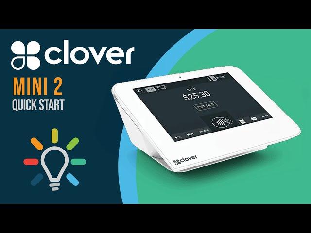How to Set up a Clover Mini Brilliant POS