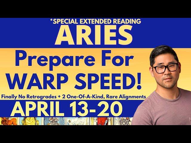 Aries - FINALLY! ENORMOUS PAYOFF COMING IN HOT THIS WEEK! April 13-20 Tarot Horoscope