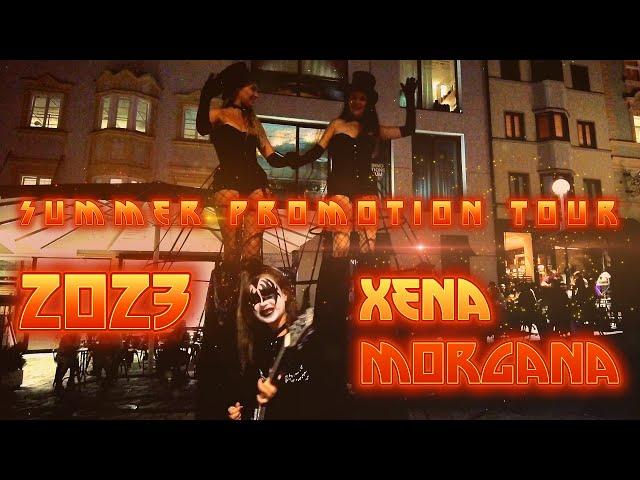 Xena Morgana und Lohengrin Rocks aka KISS Reloaded Demon und Starchild Sommer Promotion Tour 2023