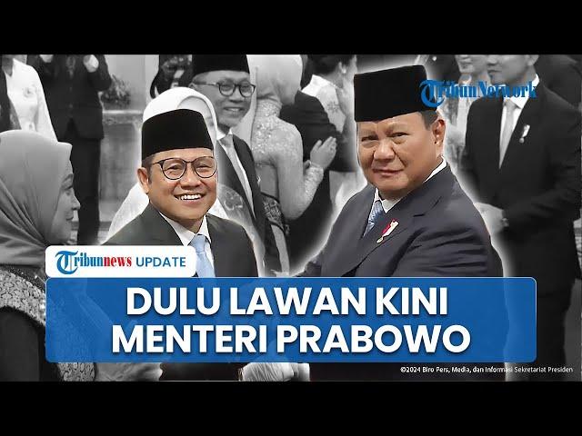 Dulu Rival, Senyum Lebar Cak Imin Dilantik Presiden Prabowo Jadi Menko Pemberdayaan Masyarakat