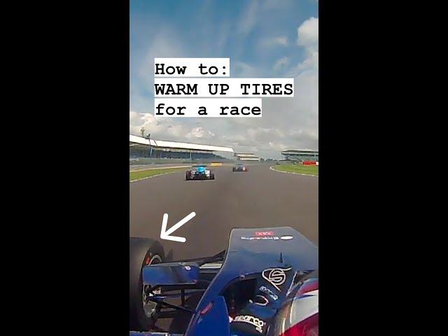 How To: Warm Up Tires For A Race (Formula 3)